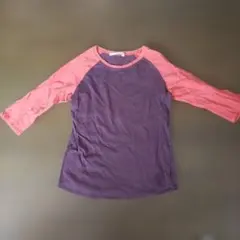 NICE CLAUP 五分袖 ラグランTシャツ コットン100% 日本製
