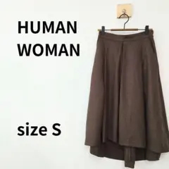 HUMAN WOMAN ヒューマンウーマン　フレアー　スカート　675