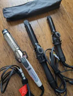 SALONIA,クレイツ カールヘアアイロン3点セット/コテ38mm32mm25