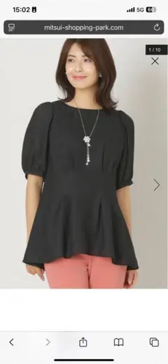 【新品未使用】トゥービーシック　半袖ブラウス 2025年最新】TO BE CHIC レディース 半袖 シャツ・ブラウスの