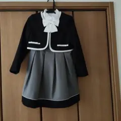 フォーマルドレスセット 130cm 黒・グレー