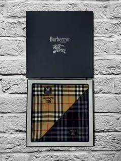 良品　Burberrys　ハンカチ2枚セット　ｗ2126-0331-7-1