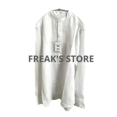 新品タグ付き☆リネン /麻 100% FREAK'S STORE 白 シャツ Mのサムネイル