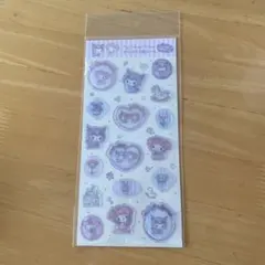 新品未使用　マイメロディ　クロミ　ロリータベビーすりガラス風シール