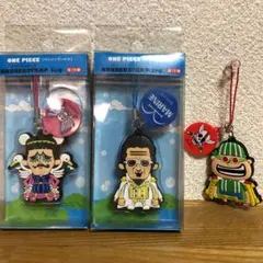ワンピース　ラバーストラップ　3体
