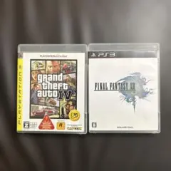 PS3 PlayStation3 ソフト 2本セット GTA4 FF XIII