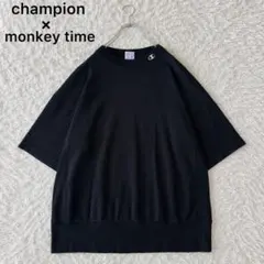 良品✨チャンピオン モンキータイム リバースウィーブ モックネック 半袖Tシャツ