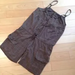 ウィンドウペンチェック♡サロペット♡オールインワン♡シューラルー♡glove♡