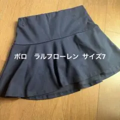 POLO RALPH LAUREN ネイビーフレアスカート 7のサムネイル