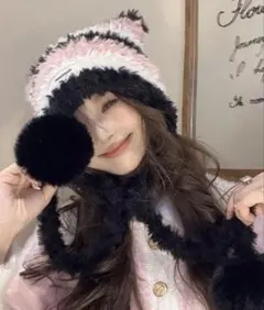 EAHAHXBASR ファー付きニット帽