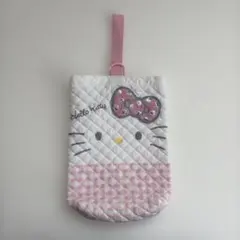 ハローキティ キルティング上靴入れ