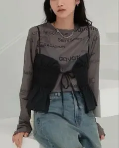 LOWRYS FARM シアーアソートクルーLS トップス