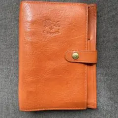 IL BISONTE オレンジ レザー システム手帳