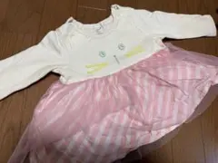 après les cours ワンピース ホワイト/ピンク