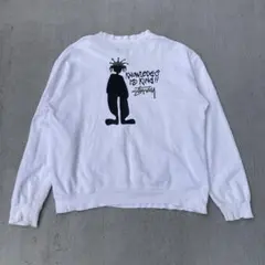 90s 激レア　stussy スウェット　トレーナー　シャドーマン　グランジ
