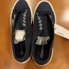 未使用品　SUPERGA スニーカー ネイビーのサムネイル