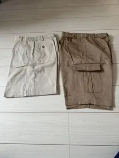 レディースゴルフハーフパンツ2点セット