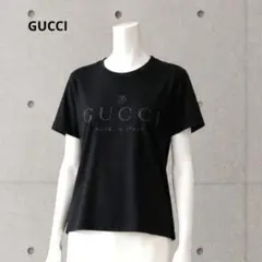 GUCCI グッチ レディース Tシャツ 半袖 ブラック イタリア製のサムネイル