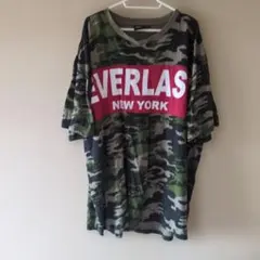 EVERLAST NEW YORK カモフラージュ柄 Tシャツ 5Lのサムネイル