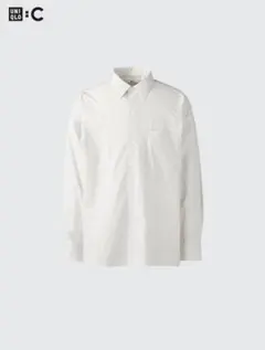 UNIQLO Cブロードオーバーサイズシャツ　ストライプ