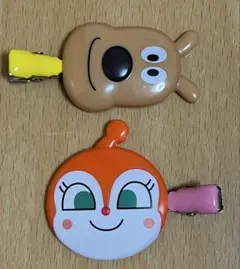 アンパンマン 前髪クリップ ドキンちゃん チーズ 2個セット