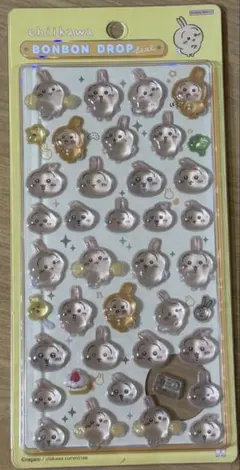 【正規品】ボンボンドロップシール うさぎ ちいかわ サンスター文具 ボンドロ