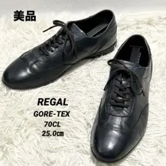 ✨美品✨REGAL リーガル GORE-TEX 防水 本革靴 ネイビー 25㎝