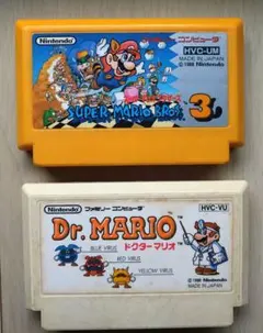 【まとめ買い歓迎！】スーパーマリオブラザーズ3 & ドクターマリオ　ファミコン