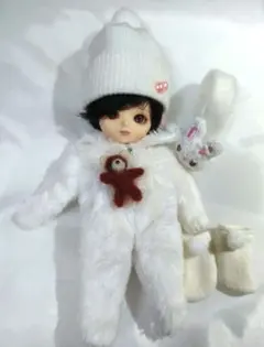 超レア★Blue Fairy製 ポケットフェアリー 男の子、黒髪、茶目、洋服付き