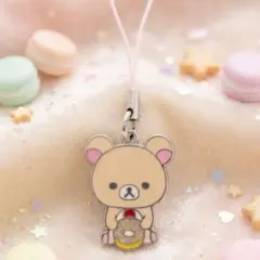 コリラックマ ドーナツ ストラップ チャーム San-X
