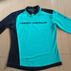 UNDER ARMOUR 長袖シャツ ターコイズ/ブラック