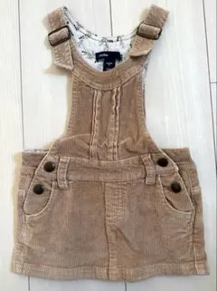 babyGap ベージュ サロペットスカート 80