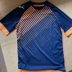 PUMA ネイビーオレンジシャツ