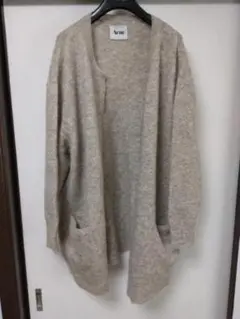 Acne アクネ ニットロングカーディガン オーバーサイズ ベージュ Sサイズ アクネストゥディオズ Acne Studios RAYA SHORT RIB PAW14