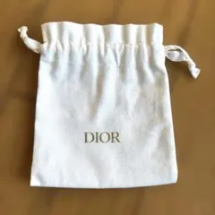 ディオール　巾着　白
