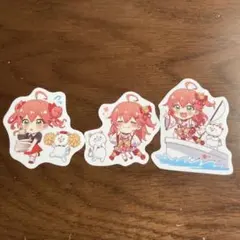 スシロー×さくらみこ コラボキャンペーン　ピック3種セット