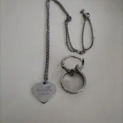 Euphoria jungook ネックレスとリングセット