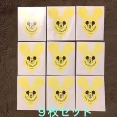 ディズニー　バルーン　シール　ステッカー　９枚セット