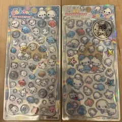 あわわちゃん　プチドロップシール　2種