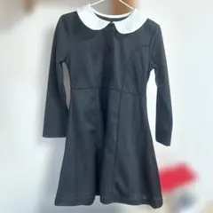 ブラック ワンピース 110cm 襟付き　冠婚葬祭