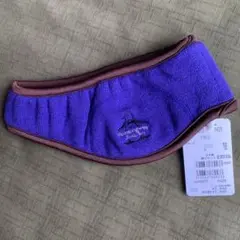 未使用 紫と茶色 ヘッドバンド
