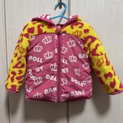 BABYDOLL アウター ジャンパー ダウン アニマル柄 女の子 90cm