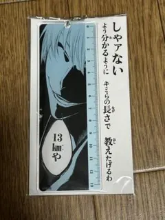 BLEACH 市丸ギンものさし風アクリルキーホルダー - メルカリ
