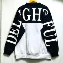 新品‼️ビックサイズ刺繍、プリント❗切り替えトレーナー❗