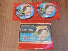 吸血鬼すぐ死ぬ AMOカフェ 半田桃 缶バッジ ステッカー セット