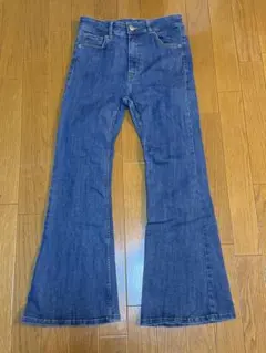 Bershka フレアデニムパンツ ブルー EUR38のサムネイル