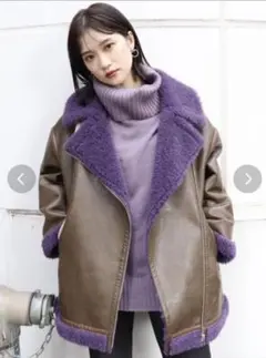 ■ムルーア ボアムートン ブルゾン コート