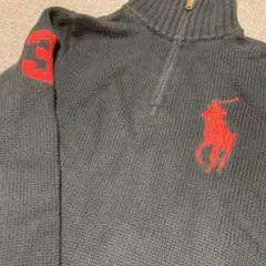 #220430911_ラルフローレン　子供用　ハーフジップアップタイプのセーター