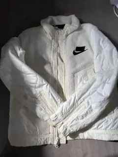 Nike フリースジャケット ホワイト　メンズSサイズ