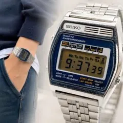SEIKO メンズ 腕時計 クォーツ 稼働 デジタル クロノ 314のサムネイル